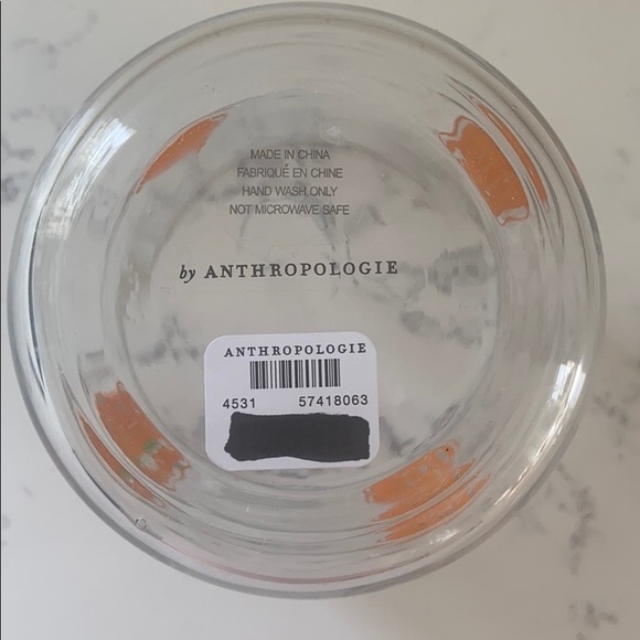 Anthropologie 🎃 Harvest Pumpkin Juice Glass. - Picture 11 of 15